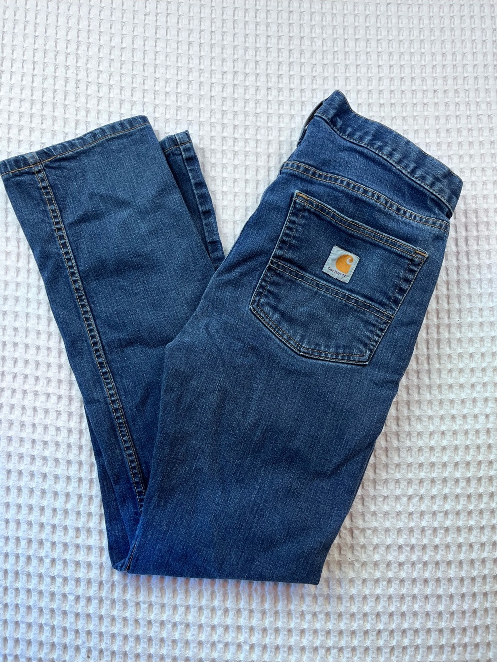 Carhartt Straight Fit Jeans Women’s 30x30 Medium Wash Denim Workwear